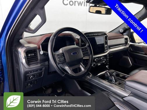 Atlas Blue Metallic 2022 Ford F-150 Lariat