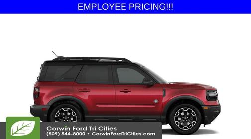 Ruby Red Metallic Tinted Clearcoat 2026 Ford Bronco Sport Outer Banks