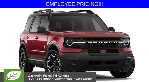 Ruby Red Metallic Tinted Clearcoat 2026 Ford Bronco Sport Outer Banks