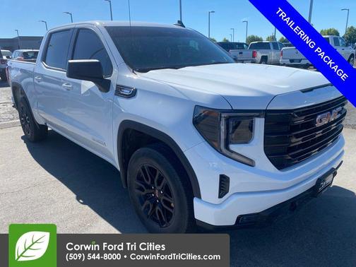 Summit White 2025 GMC Sierra 1500 Elevation