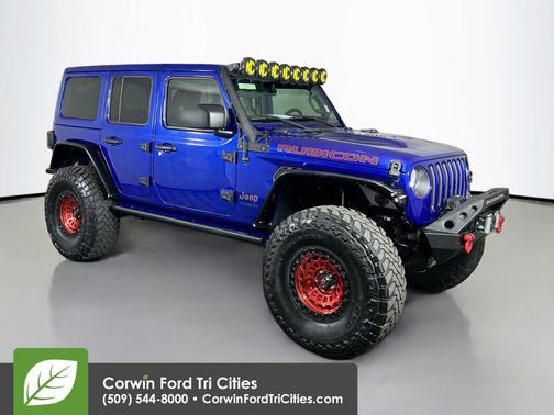 Ocean Blue Metallic Clearcoat 2018 Jeep Wrangler Unlimited Rubicon