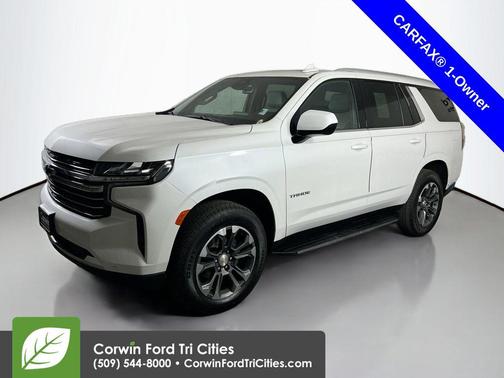 Iridescent Pearl Tricoat 2023 Chevrolet Tahoe LT