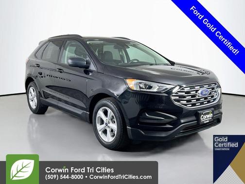 Agate Black Metallic 2022 Ford Edge SE