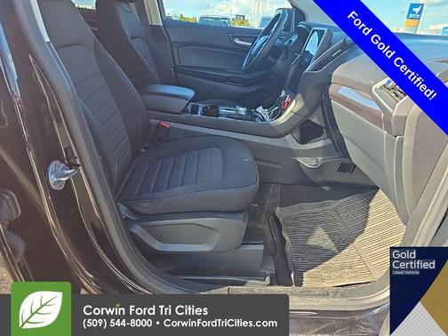 Agate Black Metallic 2022 Ford Edge SE