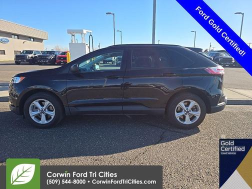 Agate Black Metallic 2022 Ford Edge SE