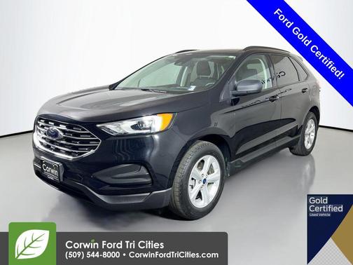 Agate Black Metallic 2022 Ford Edge SE