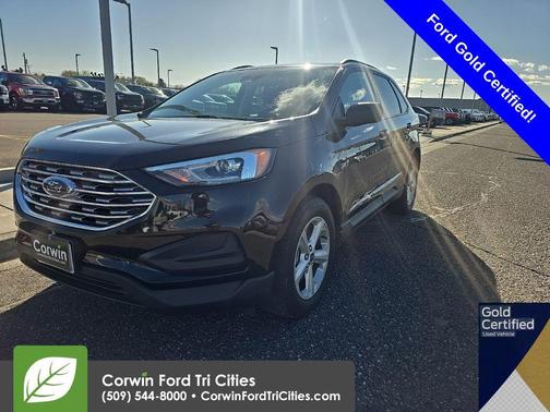 Agate Black Metallic 2022 Ford Edge SE