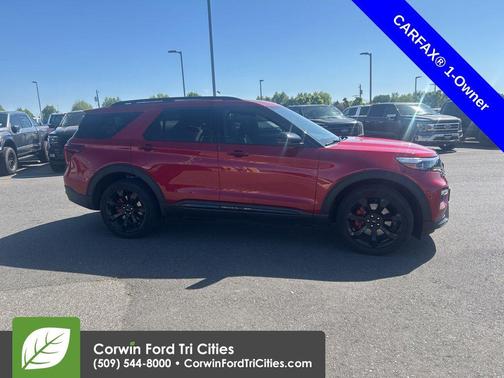 Rapid Red Metallic Tinted Clearcoat 2024 Ford Explorer ST