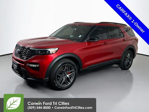 Rapid Red Metallic Tinted Clearcoat 2024 Ford Explorer ST