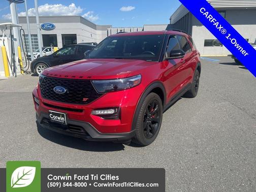 Rapid Red Metallic Tinted Clearcoat 2024 Ford Explorer ST