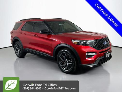 Rapid Red Metallic Tinted Clearcoat 2024 Ford Explorer ST