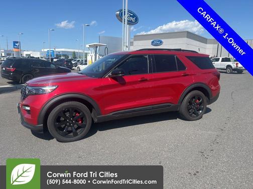 Rapid Red Metallic Tinted Clearcoat 2024 Ford Explorer ST