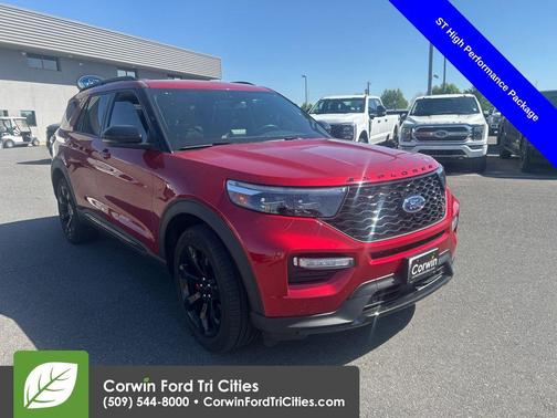 Rapid Red Metallic Tinted Clearcoat 2024 Ford Explorer ST