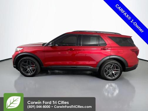 Rapid Red Metallic Tinted Clearcoat 2024 Ford Explorer ST