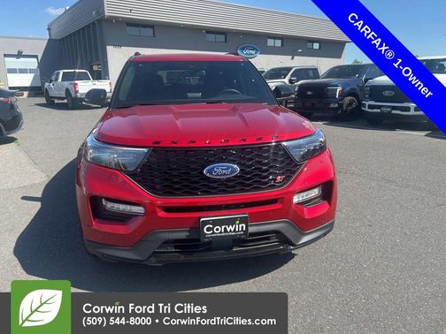Rapid Red Metallic Tinted Clearcoat 2024 Ford Explorer ST