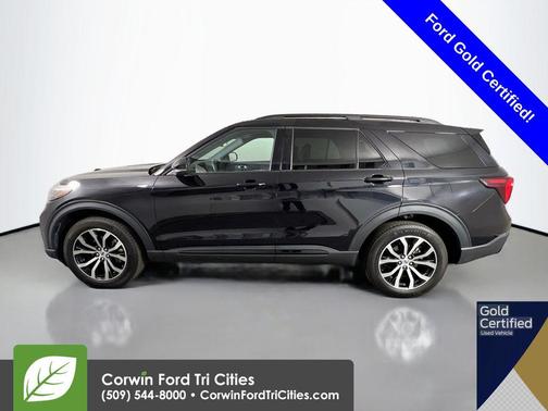 Agate Black Metallic 2025 Ford Explorer ST-Line