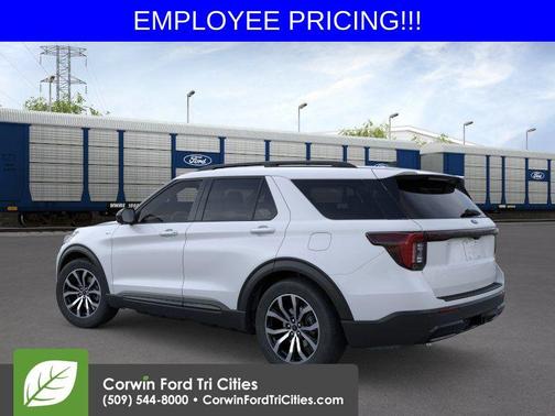 Space White Metallic 2026 Ford Explorer ST-Line