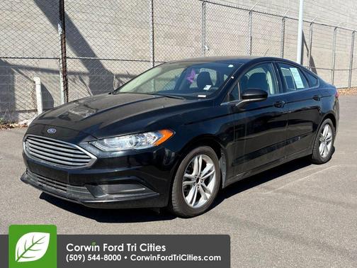 Shadow Black 2018 Ford Fusion SE