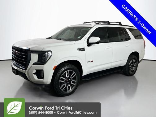 Summit White 2022 GMC Yukon 4WD AT4