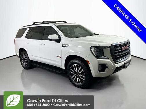 Summit White 2022 GMC Yukon 4WD AT4