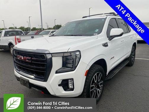 Summit White 2022 GMC Yukon 4WD AT4