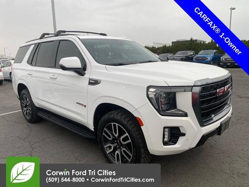 Summit White 2022 GMC Yukon 4WD AT4