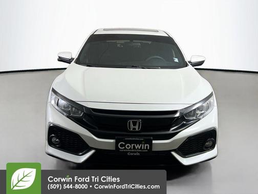 White 2018 Honda Civic EX