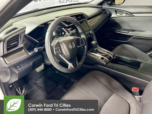 White 2018 Honda Civic EX
