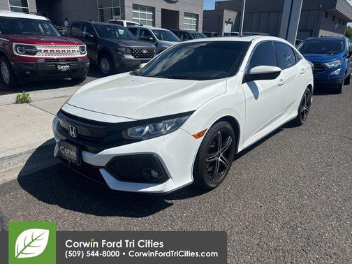 White 2018 Honda Civic EX