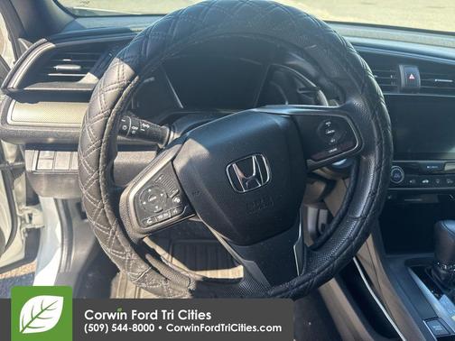 White 2018 Honda Civic EX