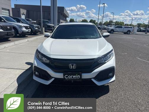 White 2018 Honda Civic EX