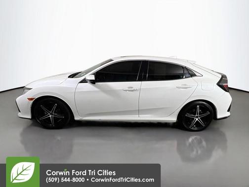 White 2018 Honda Civic EX