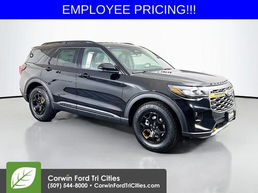 Agate Black Metallic 2026 Ford Explorer Tremor