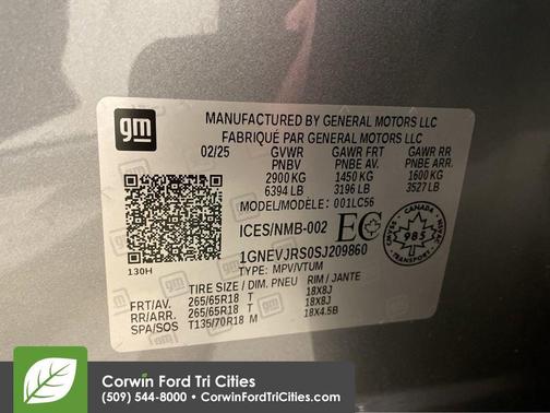 2025 Chevrolet Traverse Z71