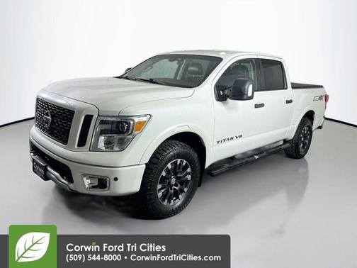 Pearl White 2018 Nissan Titan PRO-4X