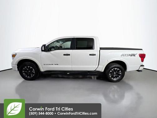 Pearl White 2018 Nissan Titan PRO-4X