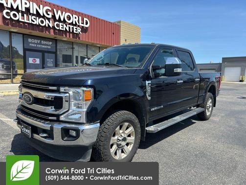 Antimatter Blue Metallic 2021 Ford F-250 XLT