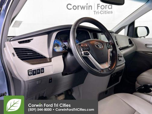 Blue 2017 Toyota Sienna XLE
