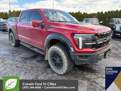 Rapid Red Metallic Tinted Clearcoat 2025 Ford F-150 Raptor