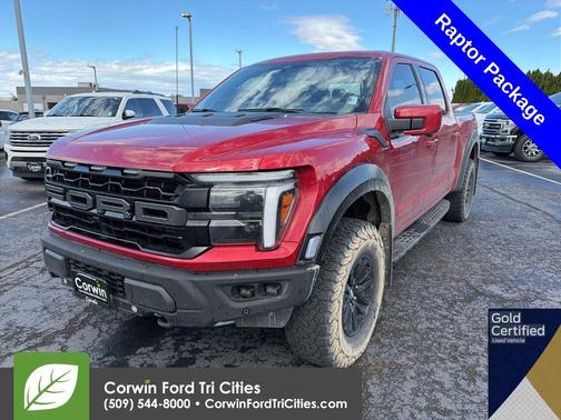 Rapid Red Metallic Tinted Clearcoat 2025 Ford F-150 Raptor