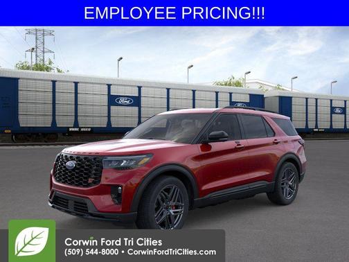 Rapid Red Metallic Tinted Clearcoat 2026 Ford Explorer ST