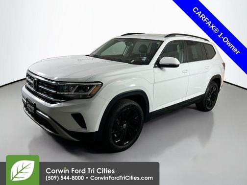 Pure White 2023 Volkswagen Atlas 2.0T SE w/Technology 4MOTION