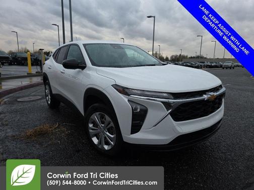 Summit White 2024 Chevrolet Trax LS