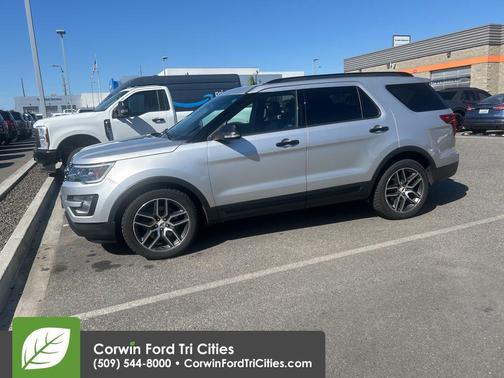 Ingot Silver Metallic 2017 Ford Explorer sport