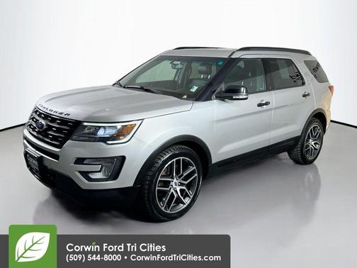 Ingot Silver Metallic 2017 Ford Explorer sport