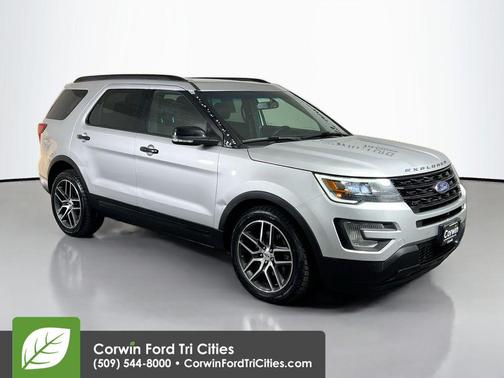Ingot Silver Metallic 2017 Ford Explorer sport