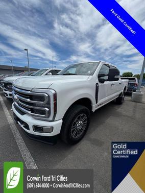 Star White Metallic Tri-Coat 2024 Ford F-350 Limited