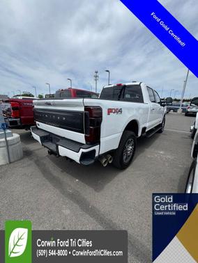Star White Metallic Tri-Coat 2024 Ford F-350 Limited