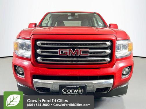Red 2015 GMC Canyon SLE