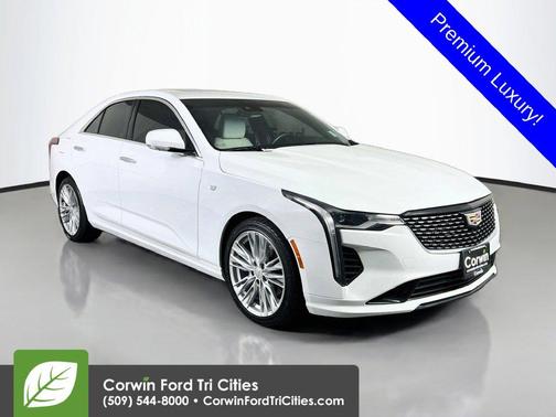 Summit White 2020 Cadillac CT4 Premium Luxury